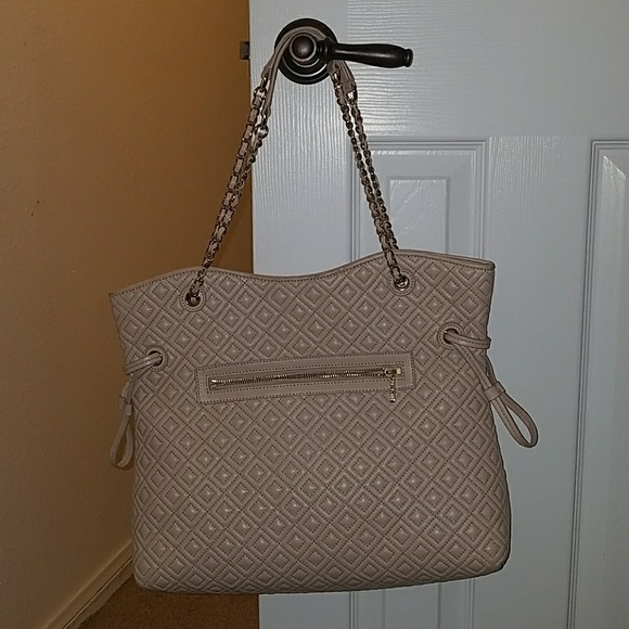 Authentic Tory Burch Marion quilted slouch tote - Picture 3 of 8